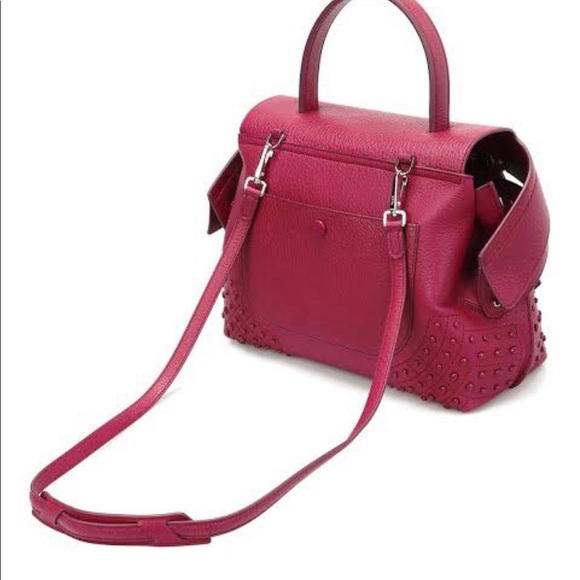 Tod's wave bag medium size in Burgandy - Picture 13 of 13